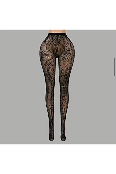 Abasic Desenli külotlu çorap