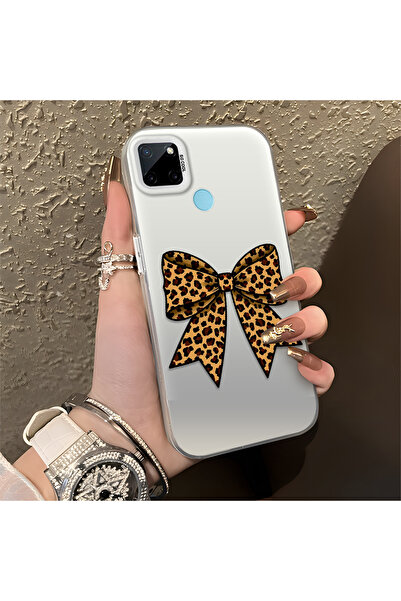 ucuc حافظة متينة متوافقة مع هاتف Realme C21Y/C25Y مصنوعة من السيليكون مع تصمي...