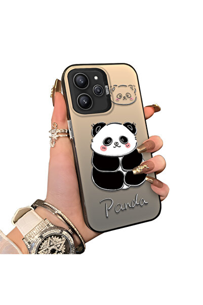 ucuc غطاء سيليكون متوافق مع هاتف Xiaomi Redmi 12 4G بنمط الباندا اللطيف، غطاء...