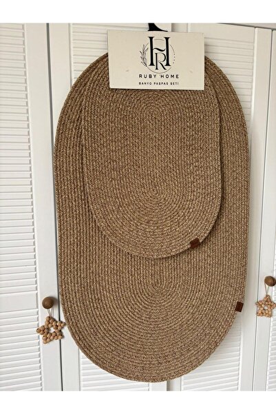 Ayaz Jüt Hasır Banyo Takımı ,banyo Paspas Takımı ,paspas