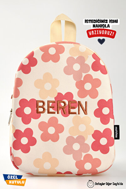 Minilee [İSTEDİĞİNİZ İSMİ NAKIŞLA YAZIYORUZ] - Sevimli Çiçekler 0-8 Yaş - Kre...