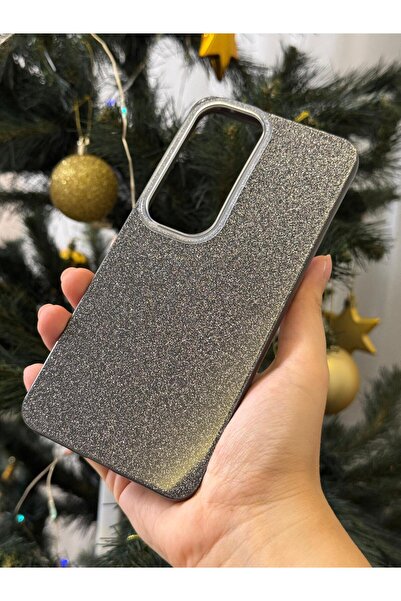 TechTrove Vivo V40 Lite İçin Uyumlu Simli Soft Tasarımlı Lüx Tasarım Kılıf