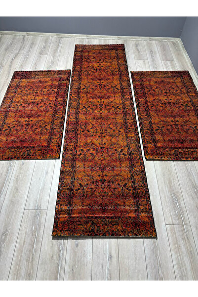 Merinos Halı MERİNOS 3 LÜ YATAK ODASI SETİ+11 MM+DOKUMA HALI+LEKE TUTMAZ