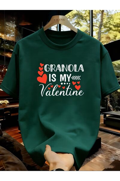 YummyLab Women's Granola Sweetheart Graphic T-Shirt - Fun Heart Design, Ideal for Everyday Wear