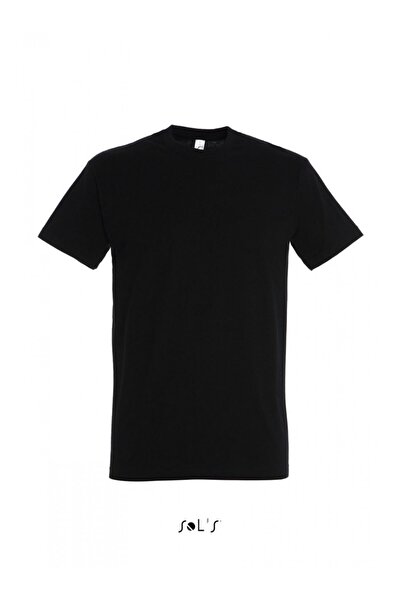 sols SOL'S IMPERIAL MEN T-SHIRT BLACK