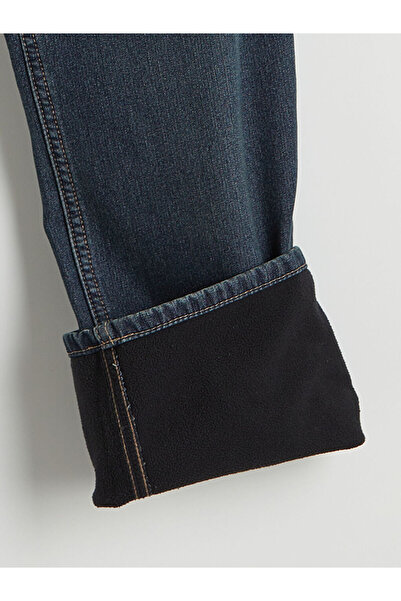 LC Waikiki 779 Regular Fit İçi Polarlı Kışlık Erkek Jean Pantolon