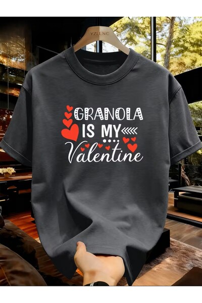 YummyLab Women's Granola Sweetheart Graphic T-Shirt - Fun Heart Design, Ideal for Everyday Wear