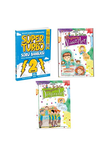 MODEL EĞİTİM YAYINCILIK 2. Sınıf Süper Turbo Tüm Dersler Soru Maarif Modeline...