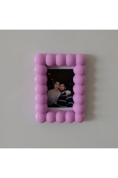 ZarZor Baloncuk Tasarımlı Polaroid Mıknatıslı Fotoğraf Çerçevesi