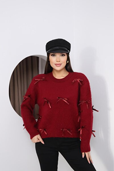 DMBASİC Ribbon Detailed Knitting Sweater