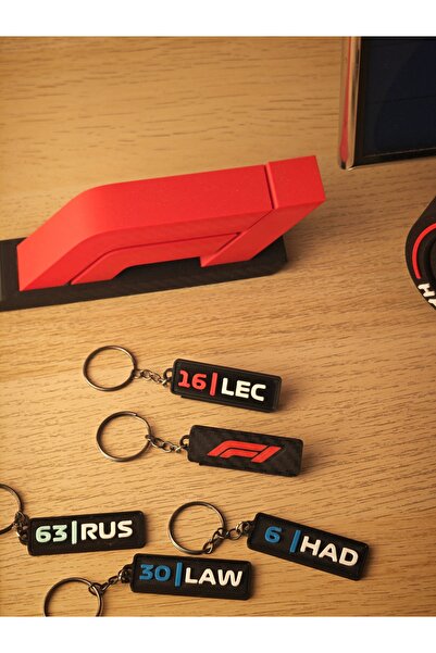 Volson Design F1 Formula 1 Charles Leclerc Siyah Anahtarlık