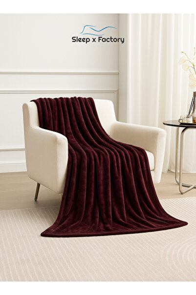 Sleep x Factory بطانية صوفية خفيفة وناعمة – 200 × 240 سم