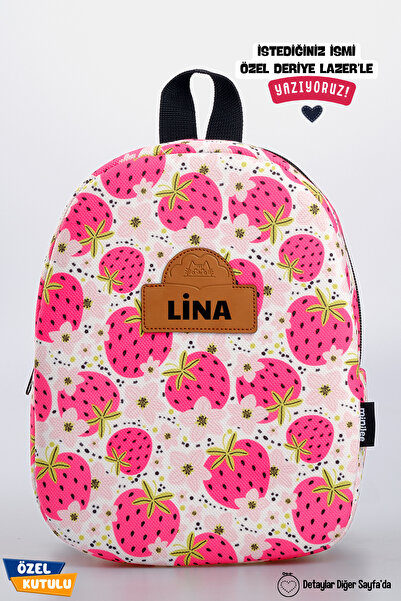 Minilee Kişiye Özel Isimli - Çilek Bahçesi 0-8 Yaş - Kreş, Anaokulu Çocuk Sır...