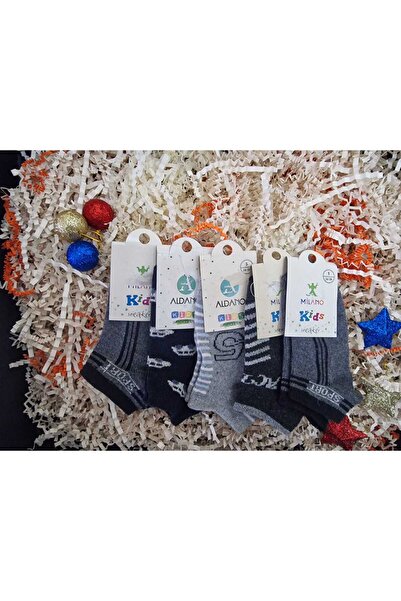 LİA Underwear Economical Boys' Socks 5' Pack