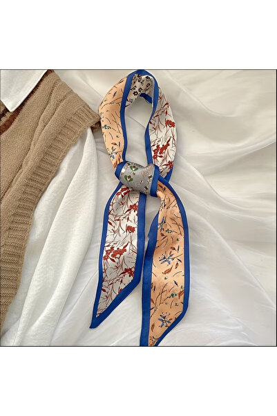 MAHLA Design Scarf - Thin Neck Shawl - Bag Accessory - 84cm