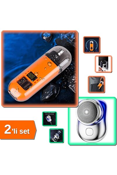 HerEveOyuncak Cep Çakmak USB Şarjlı Kıl Tüy Temizleme Makinesi + Mini Seyahat...