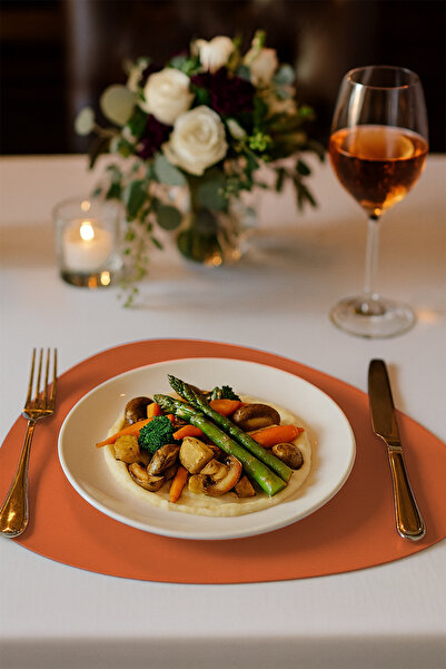 Morika Hotel & Home Textile Σετ 6 τεμαχίων από συνθετικό δέρμα της σειράς Lar...