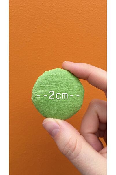 Zümrüdüanka Handmade Fıstık yeşili rafya ıpı kaplamalı kancalı düğme