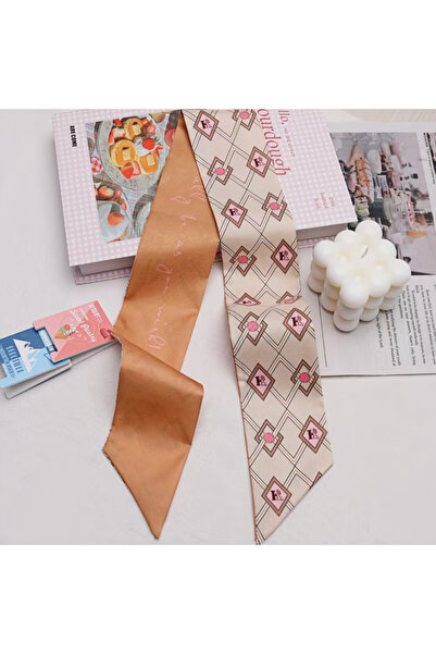 MAHLA Design Scarf - Thin Neck Shawl - Bag Accessory - 84cm