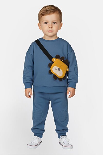 Lily & Jack Toddlers Boy 2 Pcs Appliqued Long Sleeve Sweatshirt And Pants Set...