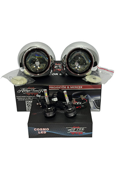 Atölye Semih 3.0 inç Bi-Xenon Mercek & H1 Cosmo Led 360