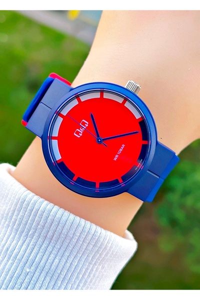 Q&Q Silikon Kordonlu 10 Atm Su Geçirmez Unisex Kol Saati
