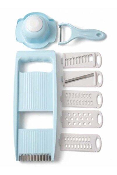 Roomlyne قطاعة ومبشرة يدوية متعددة الوظائف للخضراوات والفواكه من روملين مع شف...