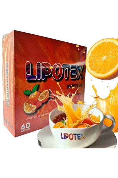 Lipotex Detox Çay 1 Aylık Kullanım Portakal Aromalı 60 sachet