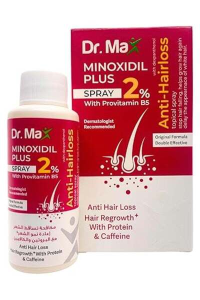 DR.Max بخاخ مينوكسيديل بلس 2% من دكتور ماكس مع بروفيتامين ب5