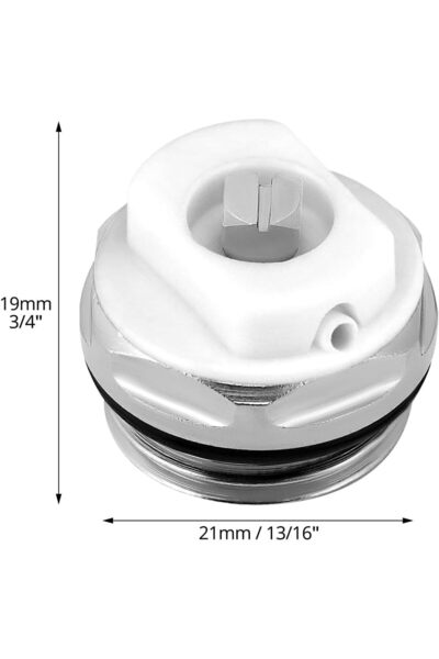 DESIPHON Panel Radyatör Petek Hava Alma Pürjör Tahliye Tapası Metal Dayanıklı...