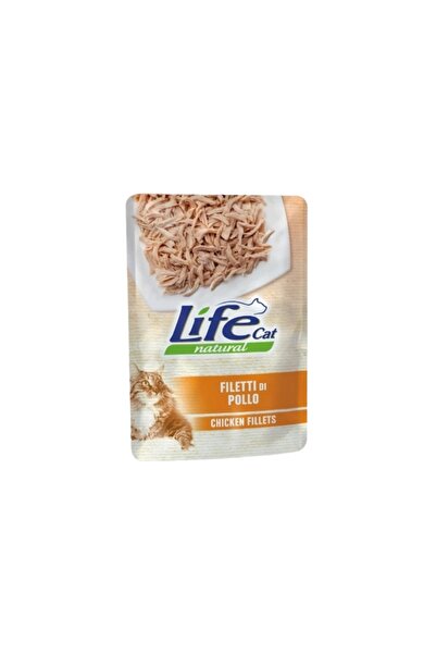 Life Cat لايف كات طعام رطب فيليه الدجاج للقطط 70g