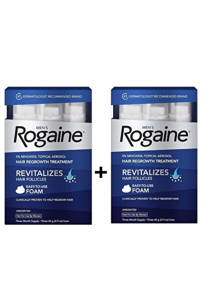 Regaine روجين مين-5 رغوة مينوكسيديل نقية لعلاج تساقط الشعر وإعادة نموه (تكفي ...