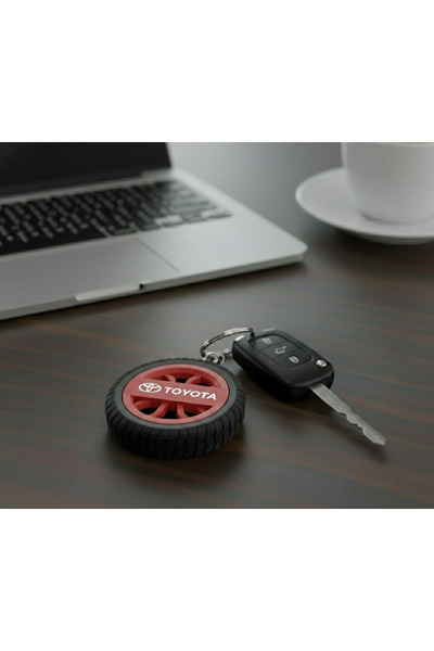 Toyota Uyumlu Özel Tasarım Araba Anahtarlığı - Premium Hafif ve Dayanıklı Anahtarlık