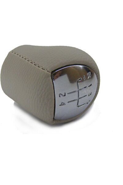 AutoAll Renault Twingo-Clio 1-2-Symbol-Kangoo-Megane 1 Beige Leather Gear Shift Knob