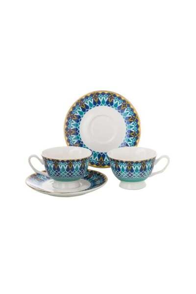 Demine طقم فناجين قهوة مع صحون | قطعتان | JB024