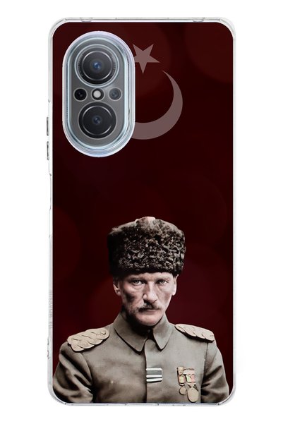 TechTree حافظة سيليكون متوافقة مع هاتف Huawei Nova 9 Se Moon Star ورئيس القائ...