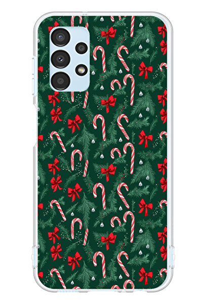 TechTree حافظة سيليكون متوافقة مع هاتف سامسونج جالاكسي A13 لعيد الميلاد وشجرة...