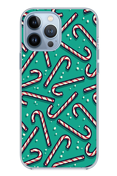 TechTree حافظة سيليكون متوافقة مع هاتف iPhone 13 PRO MAX موديل مطبوع مع حلوى ...