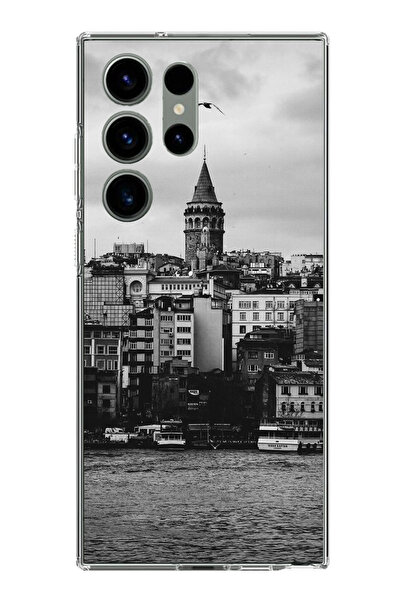 TechTree جراب سيليكون مطبوع متوافق مع هاتف سامسونج جالاكسي S23 ULTRA مع إطلال...