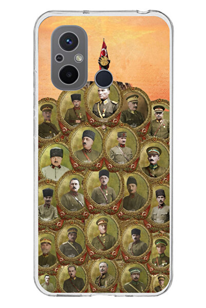 TechTree حافظة سيليكون متوافقة مع هاتف Redmi 12C من أتاتورك وقادة الحرب للتحر...