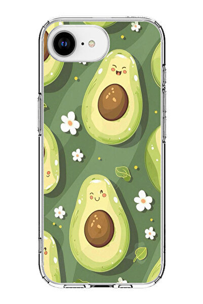 TechTree حافظة سيليكون متوافقة مع هاتف iPhone 16E باللون الأخضر اللطيف والأفو...