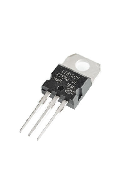 Alkatronik L7812CV 3 Pin DC 12V Lineer Voltaj Düşürücü Regülatör Enregre DIP ...