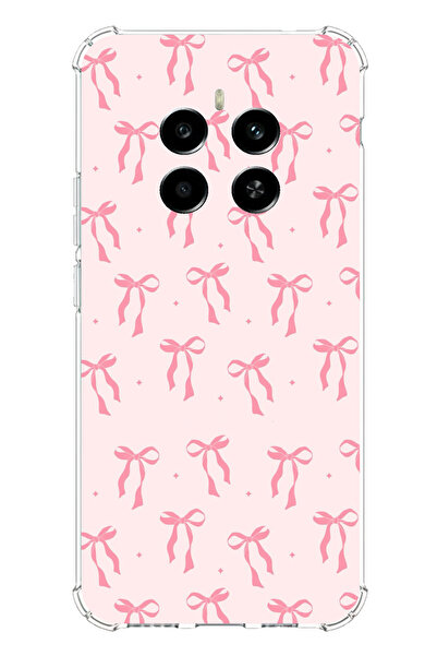 TechTree حافظة سيليكون مطبوع متوافقة مع هاتف Realme 12 4G-12 Plus بنمط فيونكة...