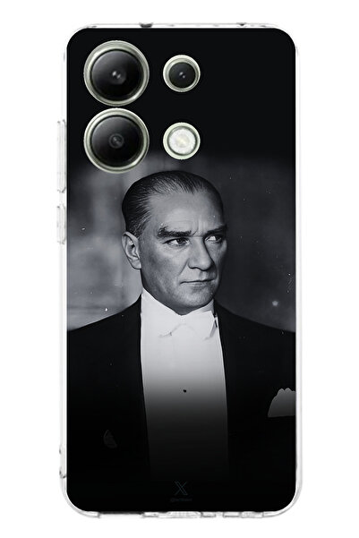 TechTree Redmi Note 13 4G متوافق مع الأناقة والنبل: حافظة سيليكون مطبوع مع أت...