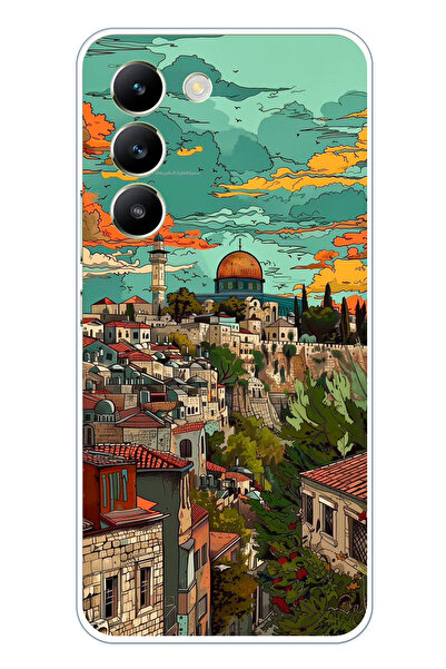TechTree Vivo V30 Lite Compatible Free Palestine and Kubbetüs Sahra Printed S...