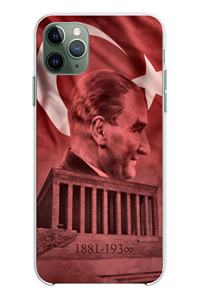 TechTree حافظة سيليكون متوافقة مع هاتف iPhone 11 Pro Max تحمل صورة أتاتورك وا...