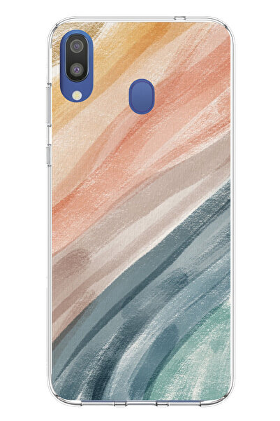 TechTree حافظة سيليكون متوافقة مع سامسونج جالاكسي M20 مطبوع