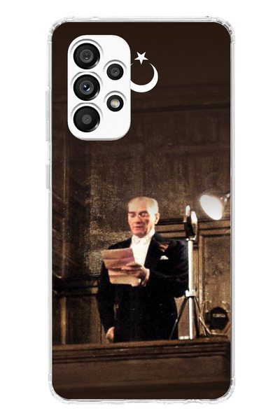 TechTree حافظة سيليكون متوافقة مع هاتف سامسونج جالاكسي A23، خطاب مجلس أتاتورك...