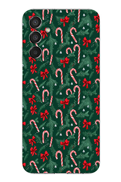 TechTree حافظة سيليكون متوافقة مع هاتف سامسونج جالاكسي M15 لشجرة عيد الميلاد ...