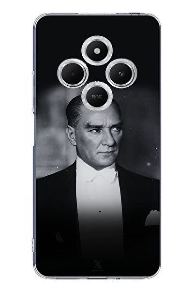 TechTree أناقة وروعة متوافقة مع هاتف Redmi 14C: حافظة سيليكون مطبوع بتصميم أت...